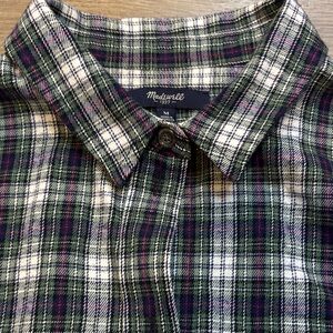 Madewell Men's Multicolor Plaid Button Down Shirt
